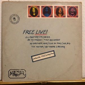 Free Live Vinyl Lp